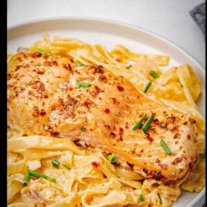 Salmon Alfredo